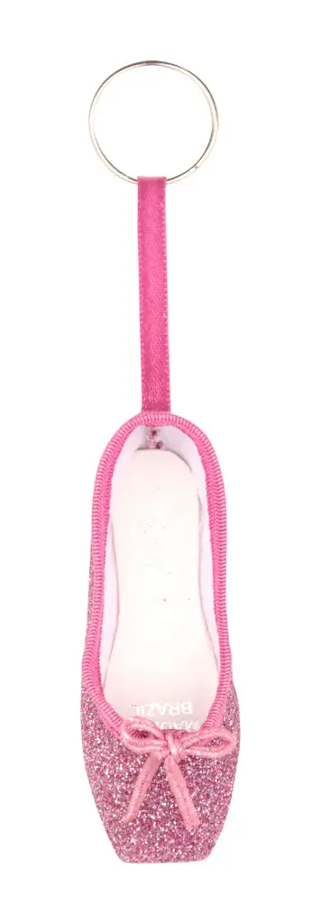 Schlüsselanhänger "Spitzenschuh glitter"